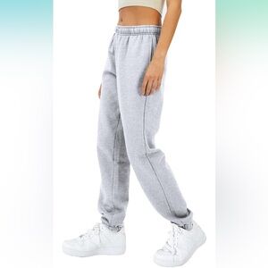 EFAN Womens Gray Fleece Sweatpants